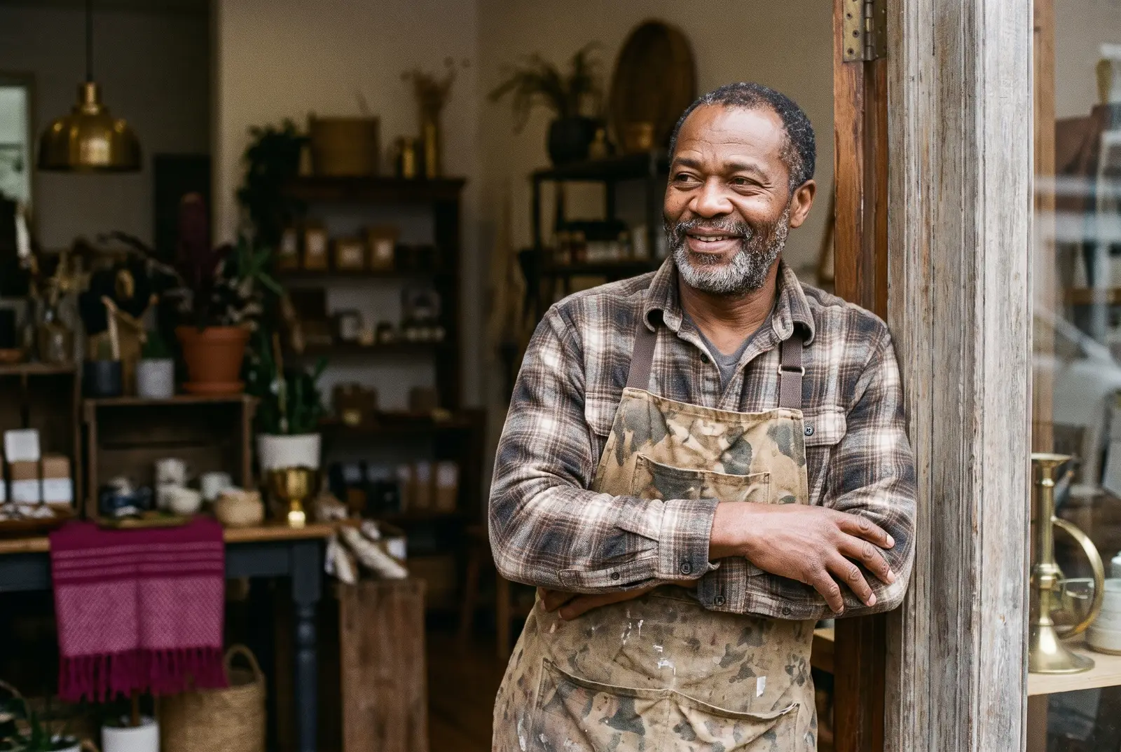 Small business owner in their shop